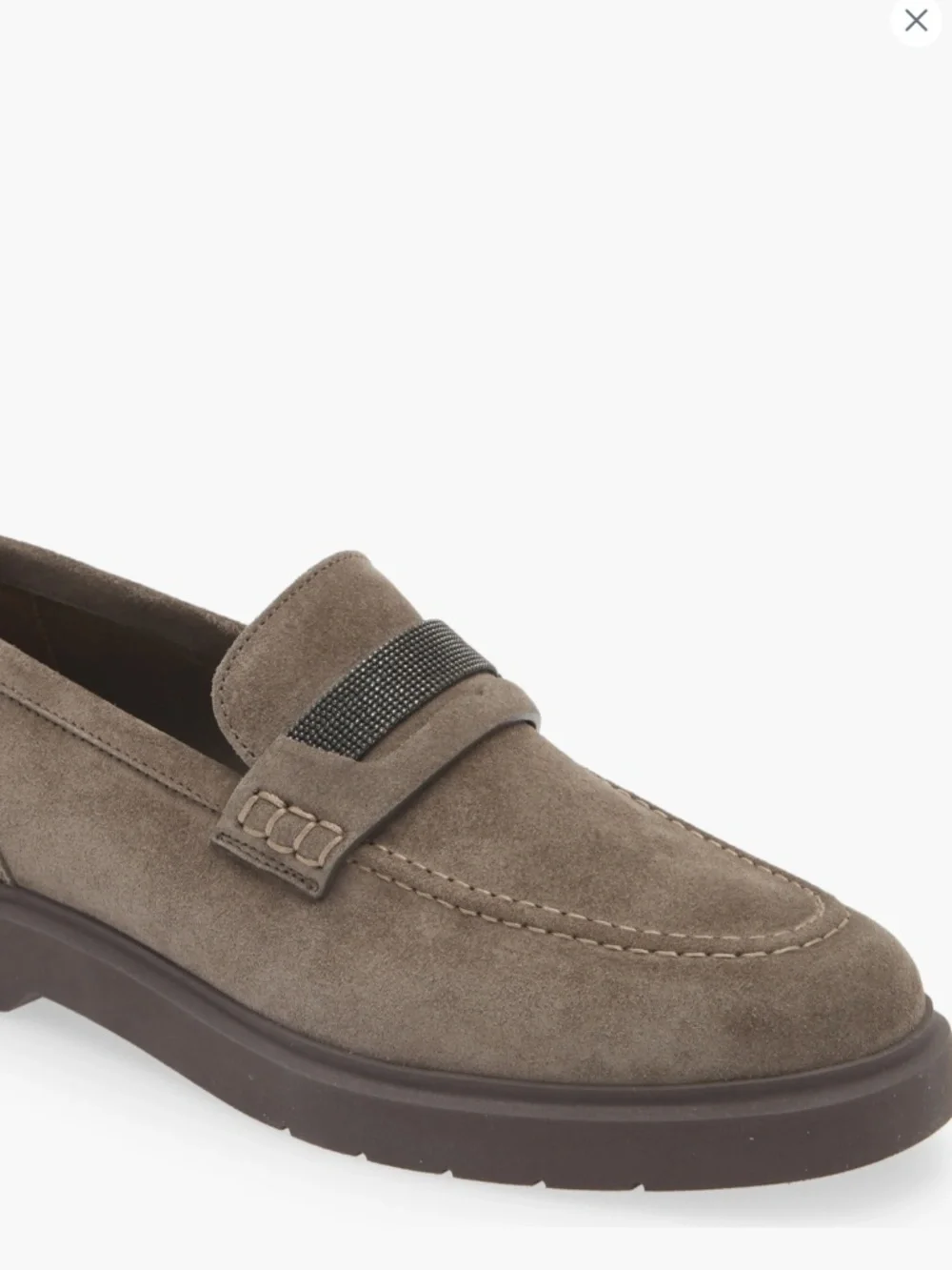 Monili Trim Loafer (Women) Brunello Cucinelli